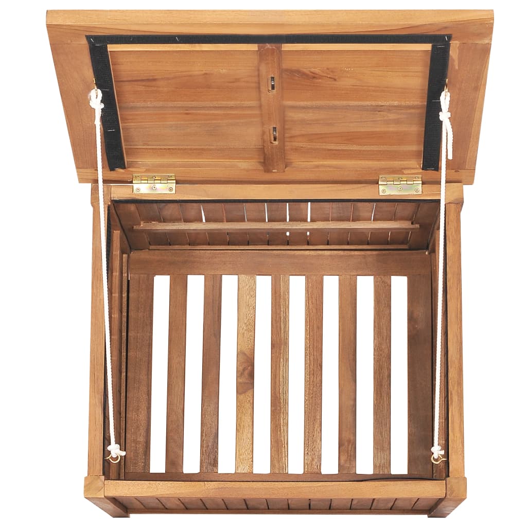 Storage Box Warm teak wood color Solid Teak Wood Compact