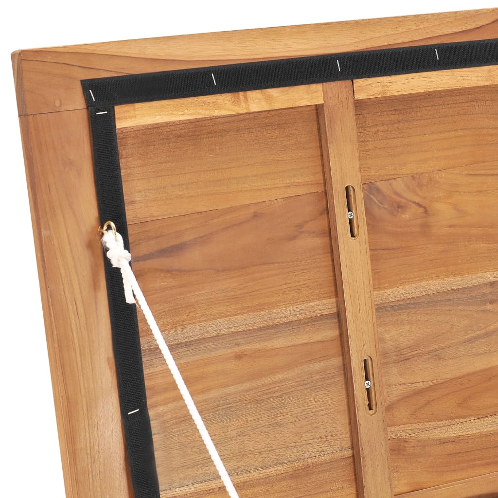 Storage Box Warm teak wood color Solid Teak Wood Compact