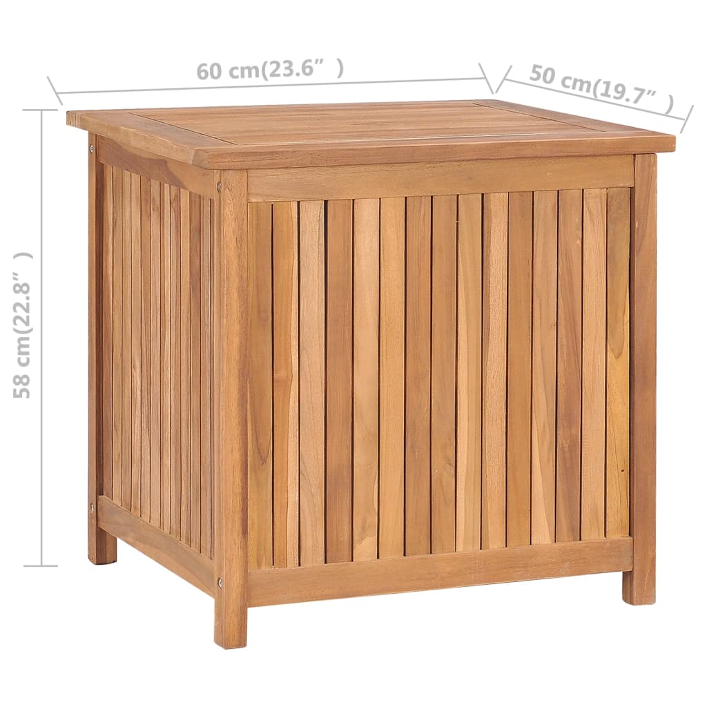 Storage Box Warm teak wood color Solid Teak Wood Compact