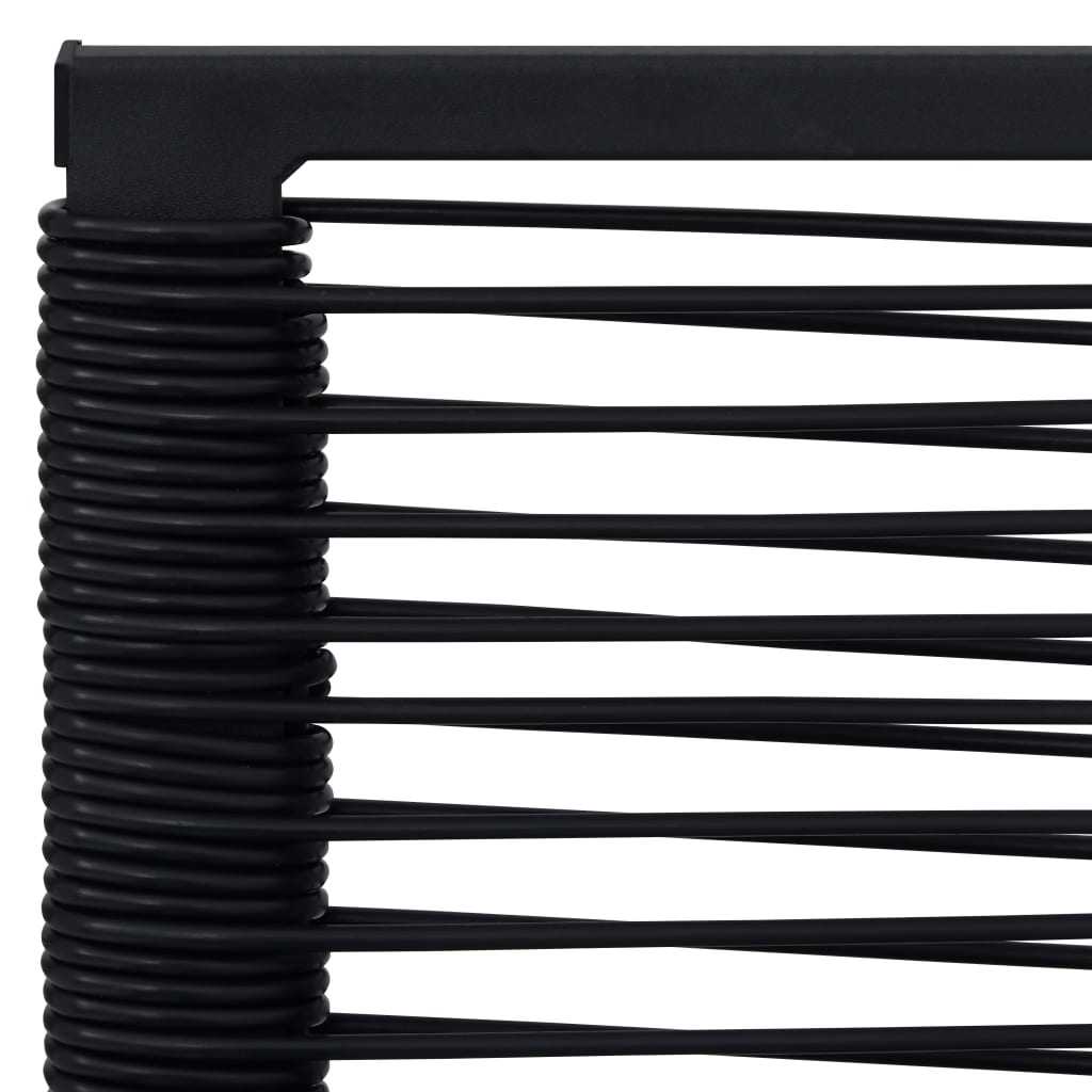 Dining Set Black Glass Standard Durable Dining Set