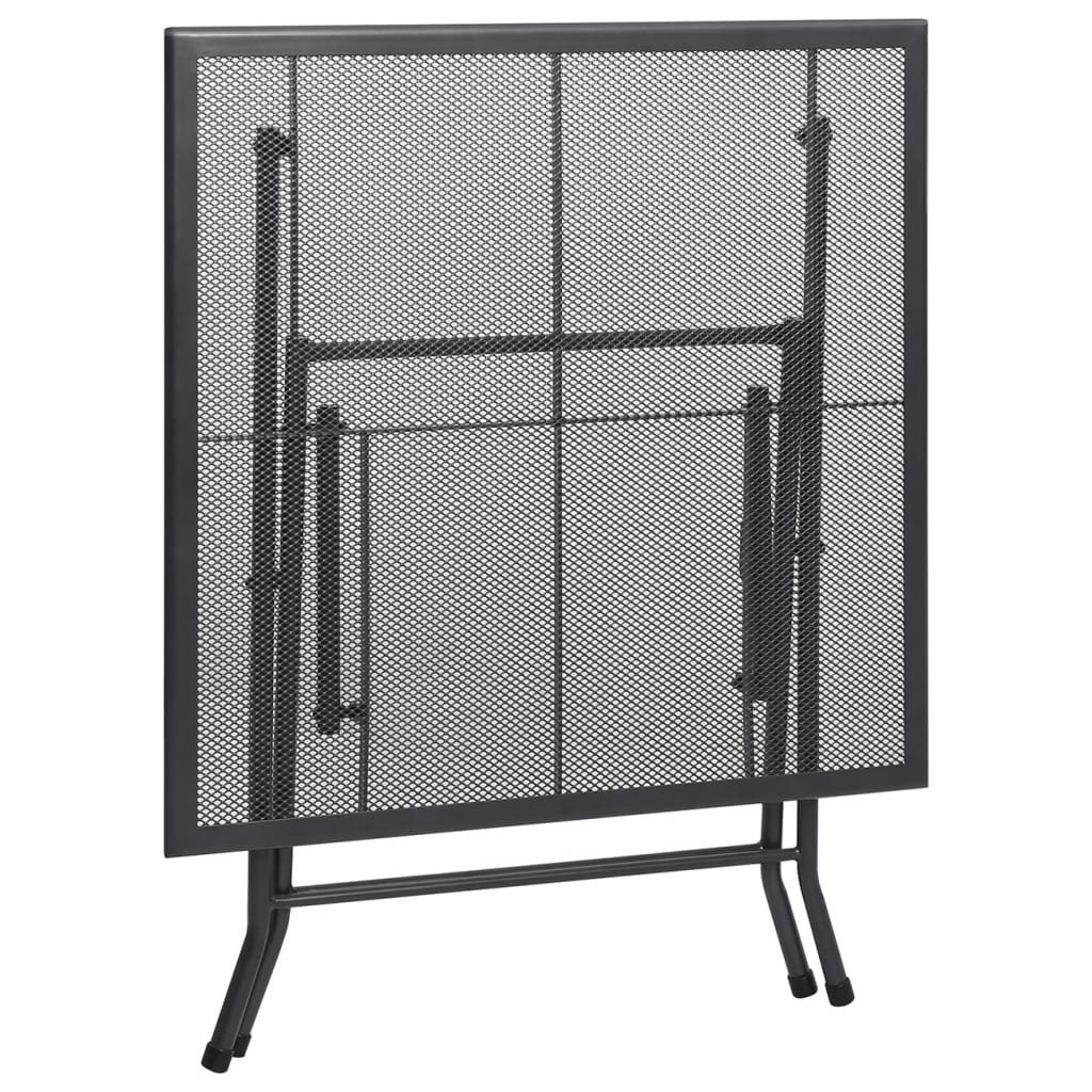 Dining Set Anthracite Steel Standard Dining Set Square