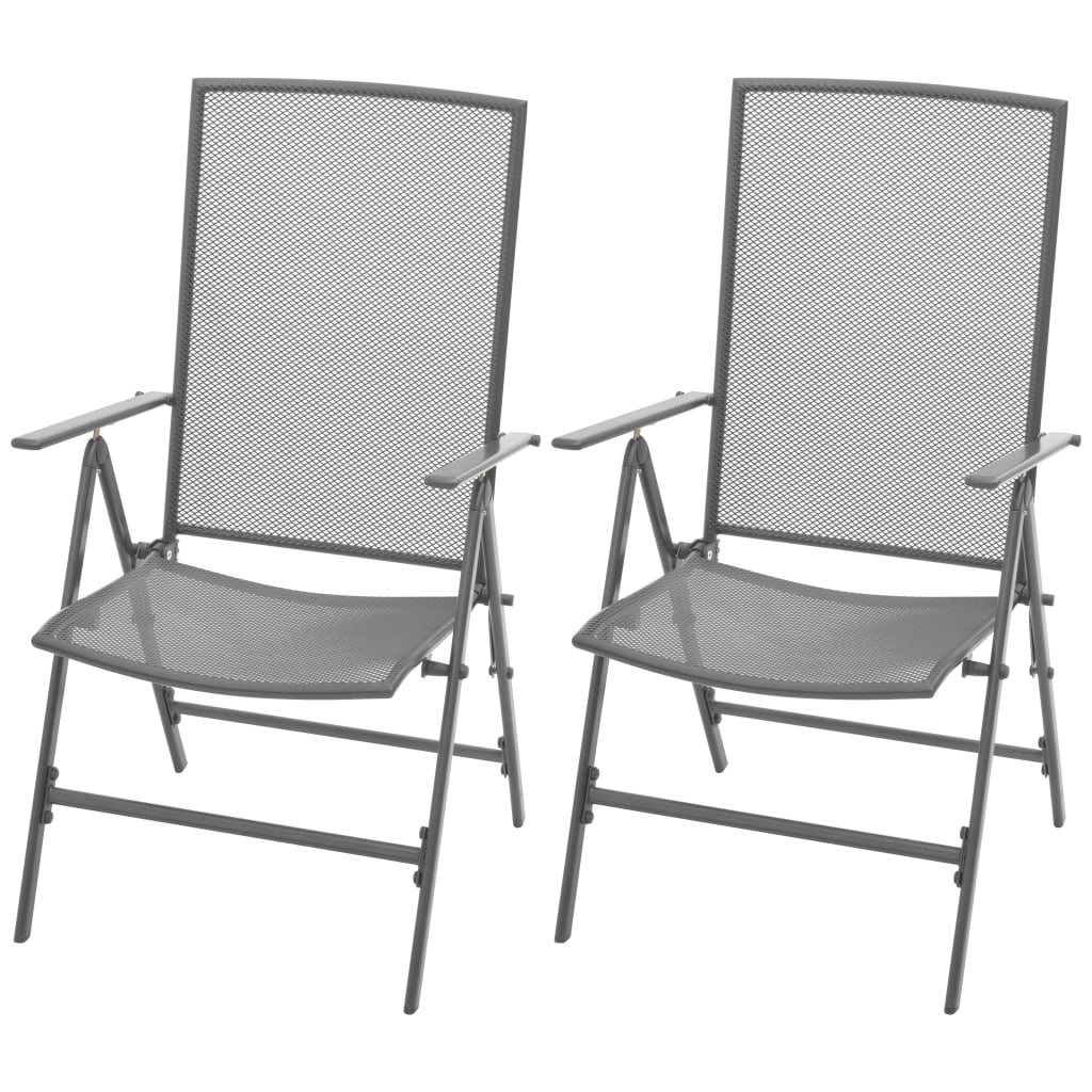 Dining Set Anthracite Steel Standard Dining Set Square