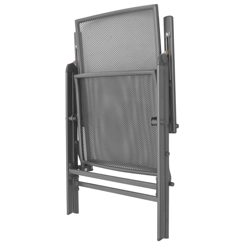 Dining Set Anthracite Steel Standard Dining Set Square