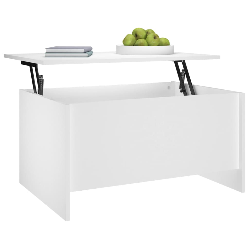 Coffee Table White Engineered wood Standard Coffee Table
