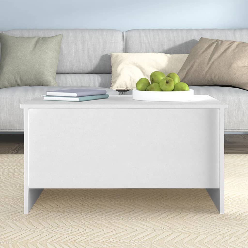 Coffee Table White Engineered wood Standard Coffee Table