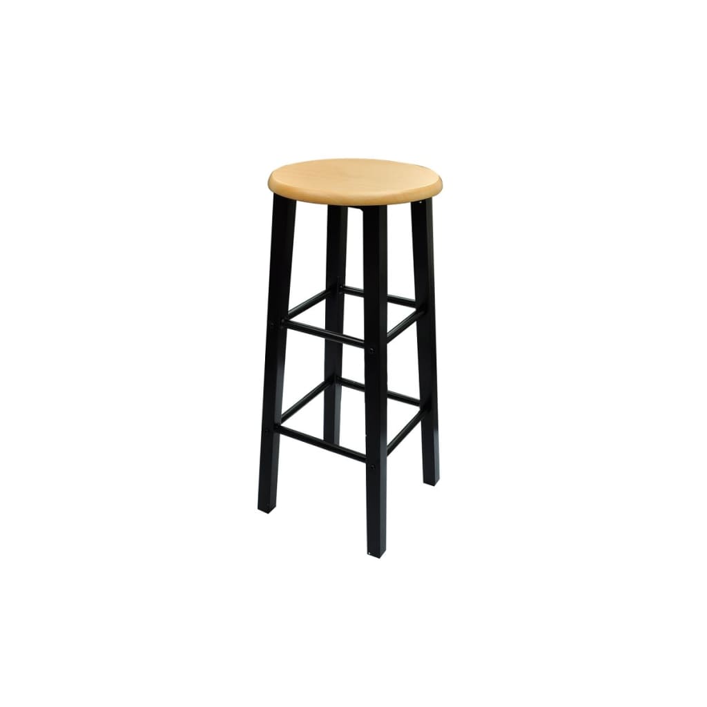 Dining Set Black MDF Small Breakfast Table Rectangular