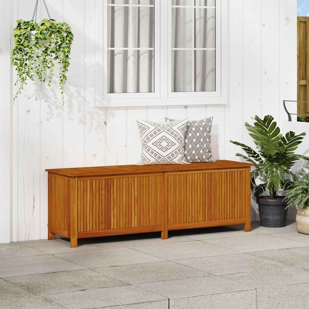 Storage Box Oiled solid acacia wood 68.9 in x 19.7 in x 22.8 in
