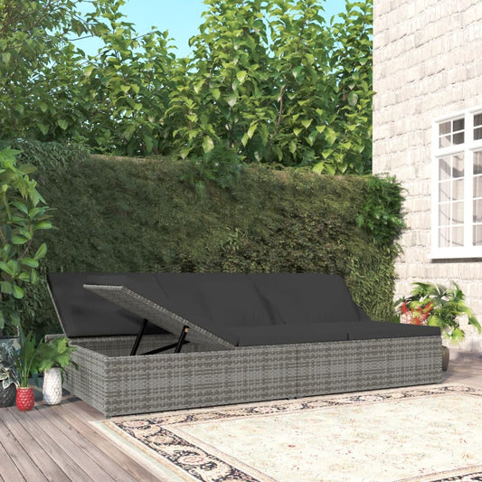 Sun Bed Dark Grey